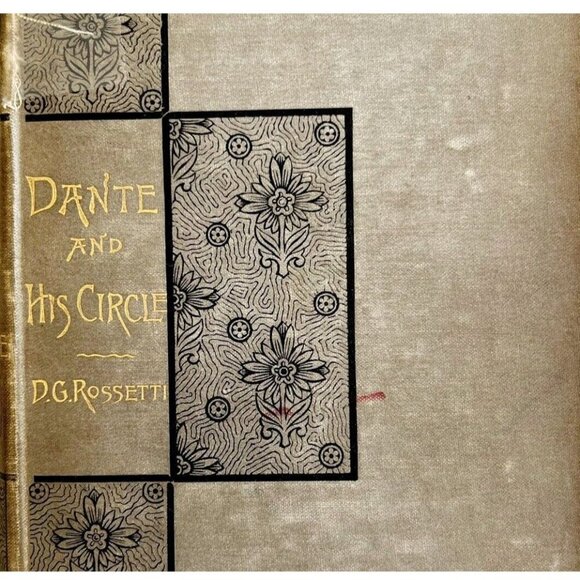 Dante And His Circle Lyrics Collection 1887 Victorian HC Alighieri Poetry E45 - Picture 1 of 6